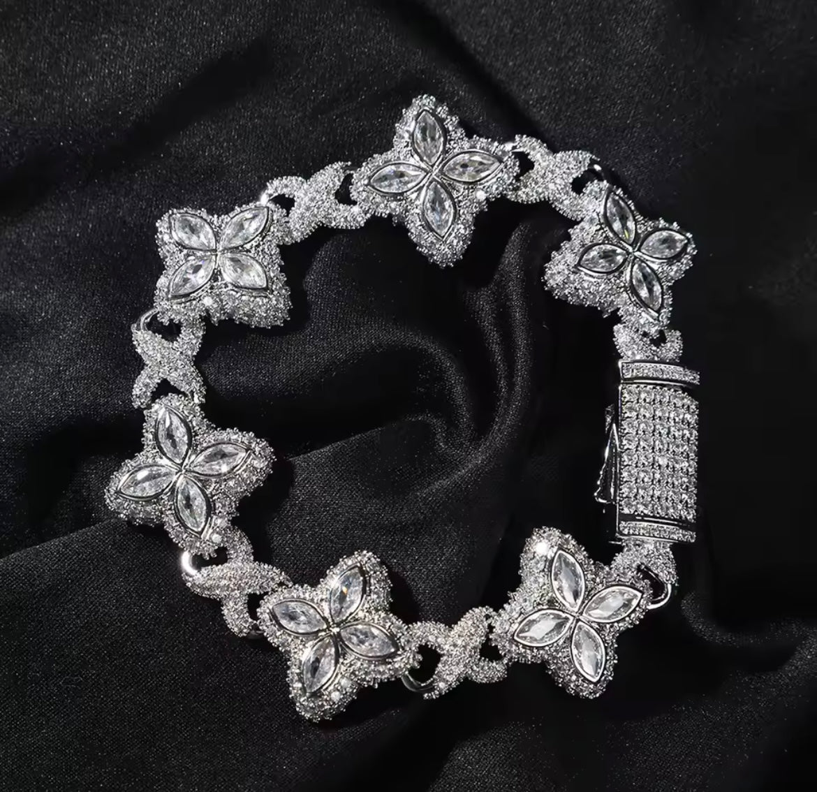 Marquise Bloom Ice Bracelet