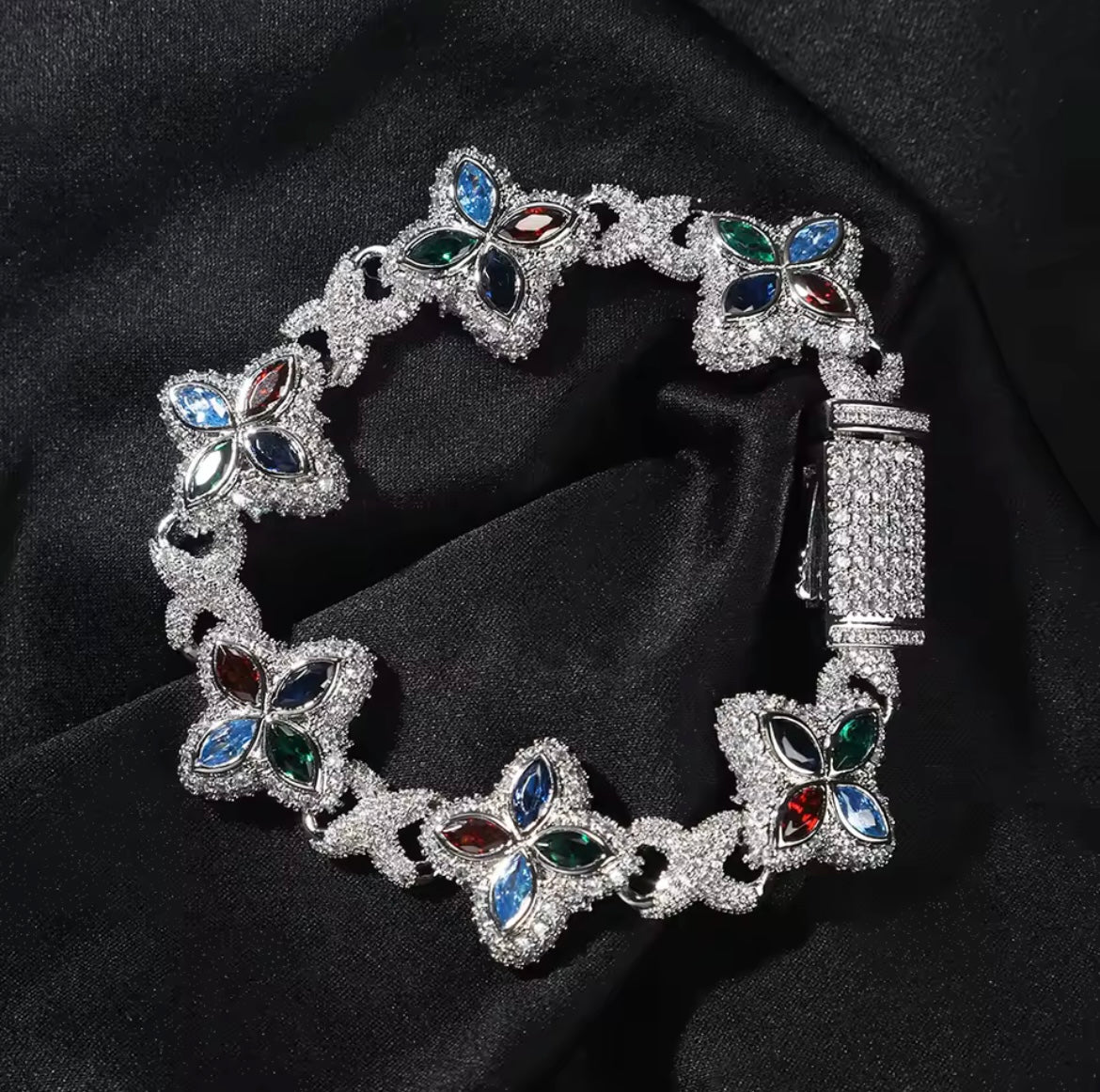 Marquise Bloom Ice Bracelet