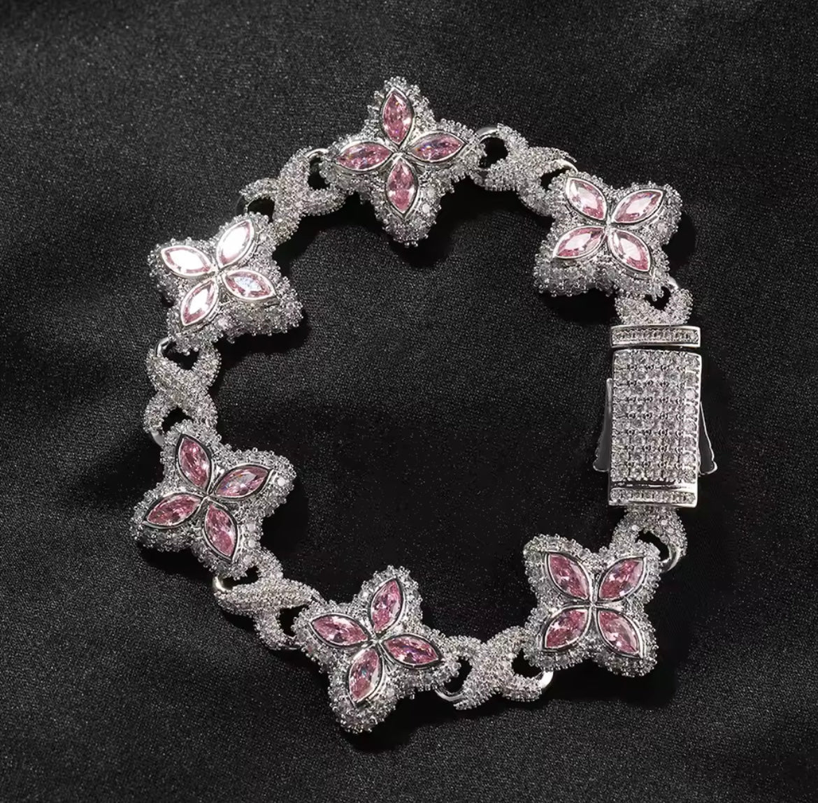 Marquise Bloom Ice Bracelet