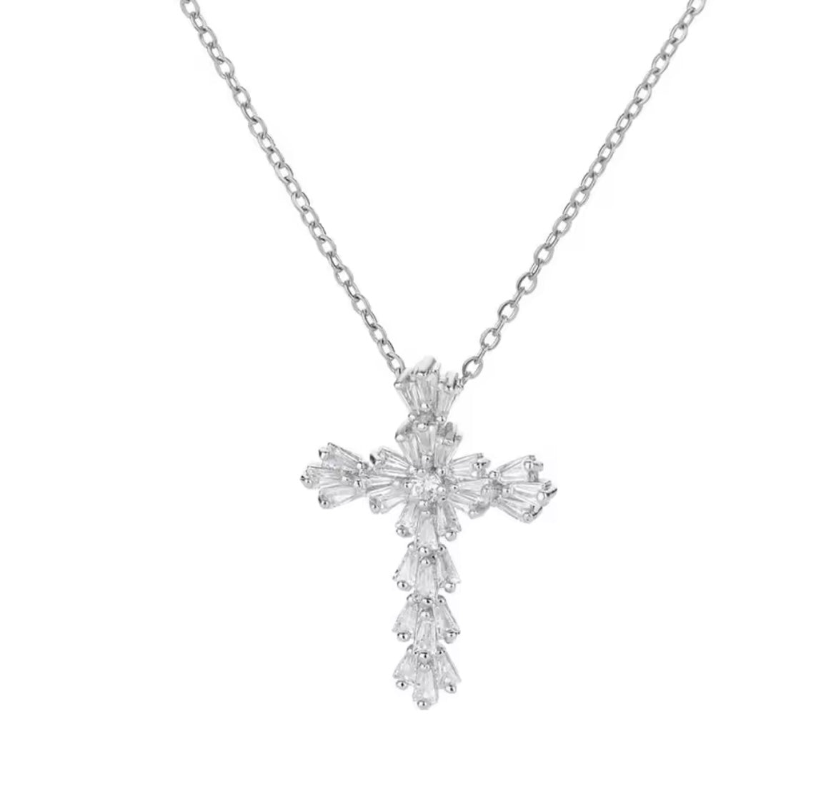 Crystal Cross Necklace